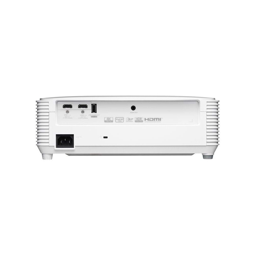OPTOMA EH401 Projector FHD 1920x1080 4000lm 22.000:1 TR 1.5:1 1.66:1 2H USB-A Power HP 1x3W 2.8kg White redeal.fr