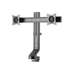 EATON TRIPPLITE Dual-Display Monitor Arm with Desk Clamp and Grommet - Height Adjustable 17p to 27p Monitors redeal.fr