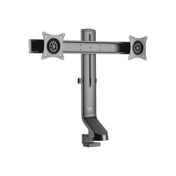 EATON TRIPPLITE Dual-Display Monitor Arm with Desk Clamp and Grommet - Height Adjustable 17p to 27p Monitors redeal.fr