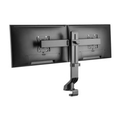 EATON TRIPPLITE Dual-Display Monitor Arm with Desk Clamp and Grommet - Height Adjustable 17p to 27p Monitors redeal.fr