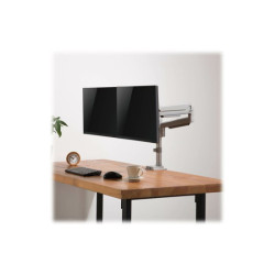 EATON TRIPPLITE Dual-Display Flex-Arm Mount for 13p to 34p Monitors - Clamp or Grommet USB Audio Ports redeal.fr