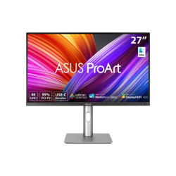 ASUS ProArt PA279CRV 27p 4K UHD Monitor 16:9 IPS 3840x2160 ergonomic DisplayHDR 400 96W Speaker USB-C USB-Hub DP HDMI