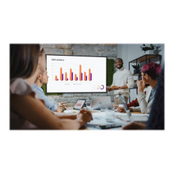 OPTOMA N3651K Écran LED 65" - 4K UHD 24/7j - 4Go/32Go - 450cd/m² Android 11 - ans fil 2.4G/5G - 3H + USB2.0 - USB3.0 - USB-C