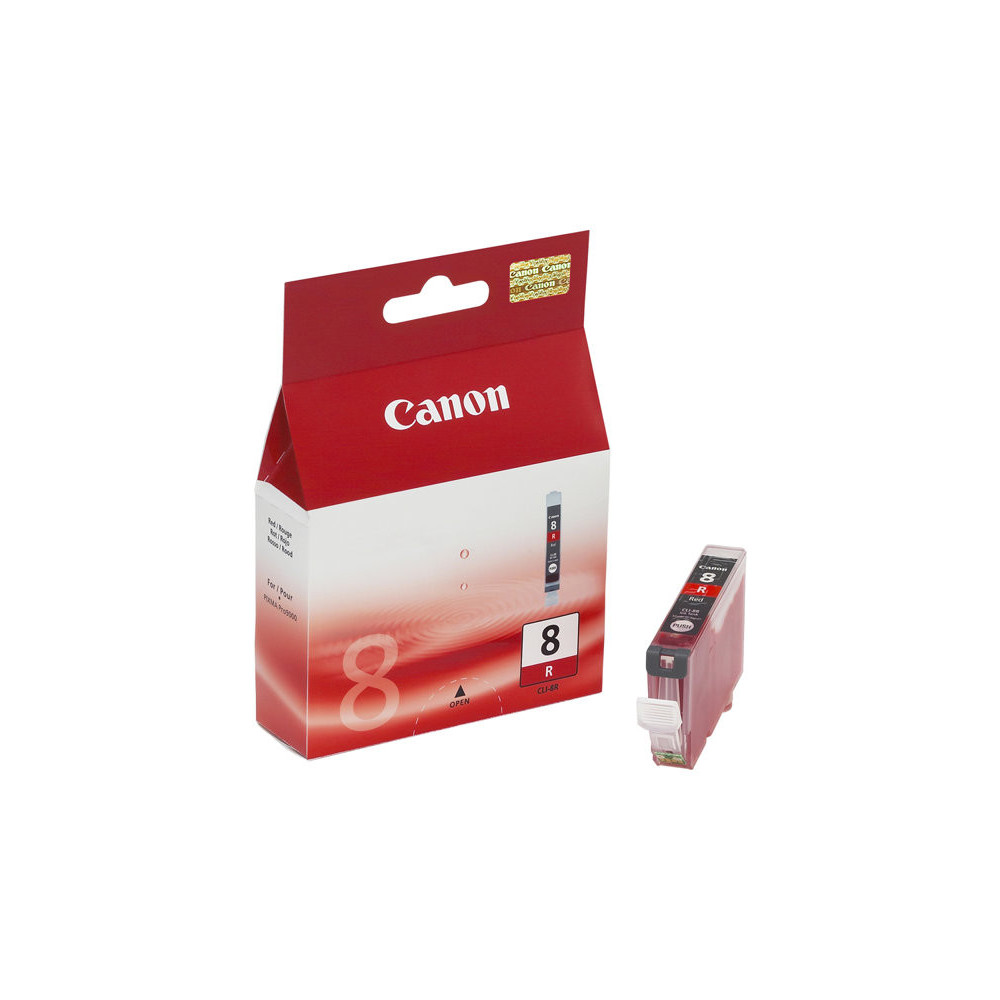 CANON CLI-8R cartouche d encre rouge capacité standard 13ml 5.790 pages pack de 1