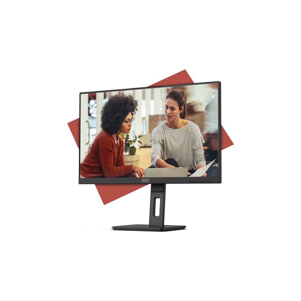 AOC 27E3QAF Écran LED - 27" - 1920 x 1080 Full HD (1080p) @ 75 Hz - IPS - 1000:1 - 4 ms - HDMI, VGA, DisplayPort - haut-parleurs