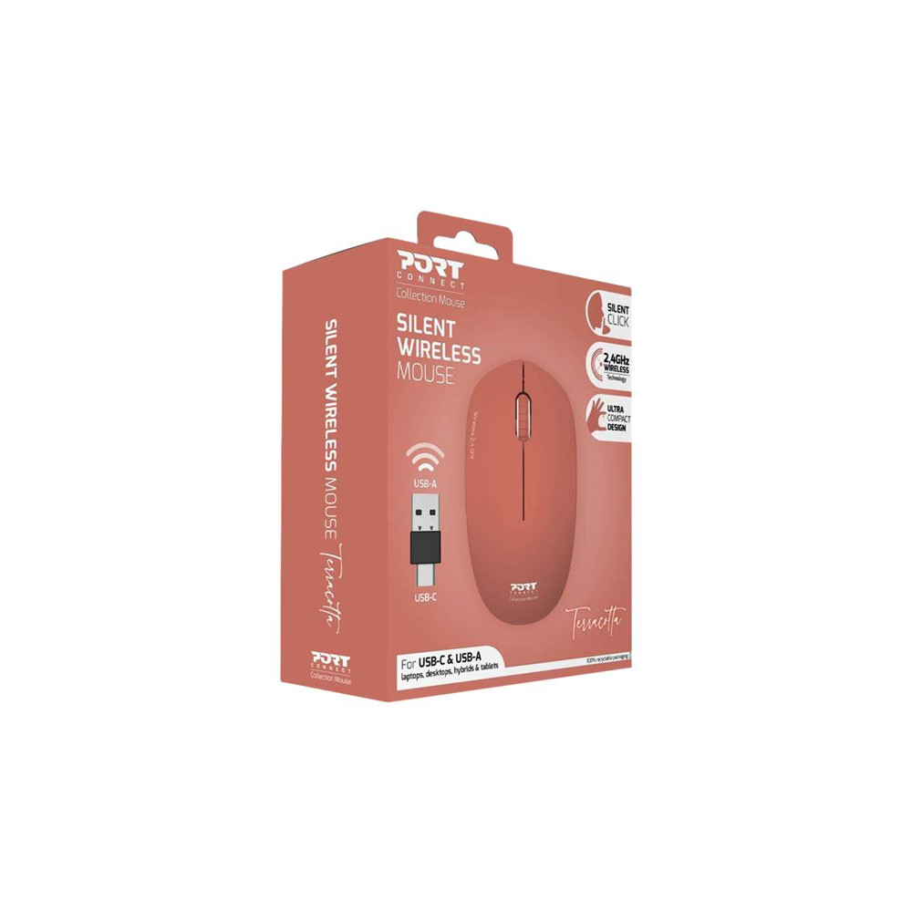 PORT DESIGNS Mouse Collection Wireless Terracota redeal.fr