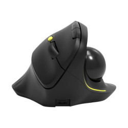 PORT DESIGNS Mouse Ergonomic Rechargable Bluetooth Track Black redeal.fr