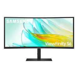 SAMSUNG LS34C652UAUXEN Ecran LED - incurvé - 34p - 3440 x 1440 UWQHD 100 Hz - VA - 350 cd/m2 - 3000:1 - 5 ms - HDMI DP USB-C HP