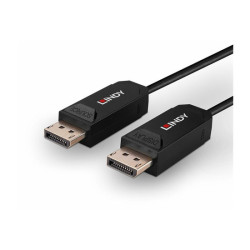 LINDY 50m Fibre Optic Hybrid DP 2.0 UHBR10 Cable redeal.fr