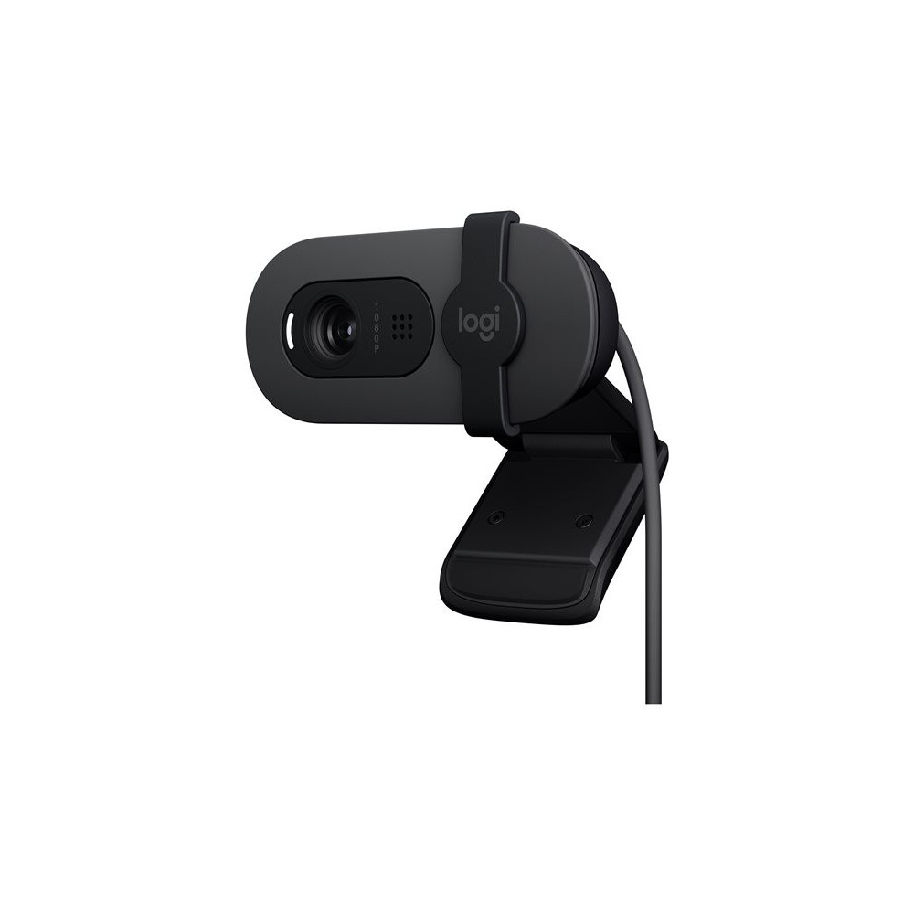 LOGITECH BRIO 100 Webcam colour 2 MP 1920 x 1080 720p 1080p audio wired USB redeal.fr