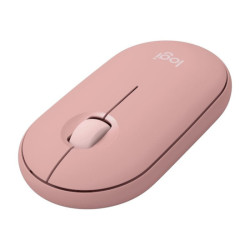 LOGITECH Pebble Mouse 2 M350s Mouse optical 3 buttons wireless Bluetooth 5.2 LE tonal rose redeal.fr