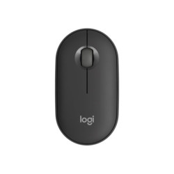 LOGITECH Pebble Mouse 2 M350s Mouse optical 3 buttons wireless Bluetooth 5.2 LE tonal graphite redeal.fr