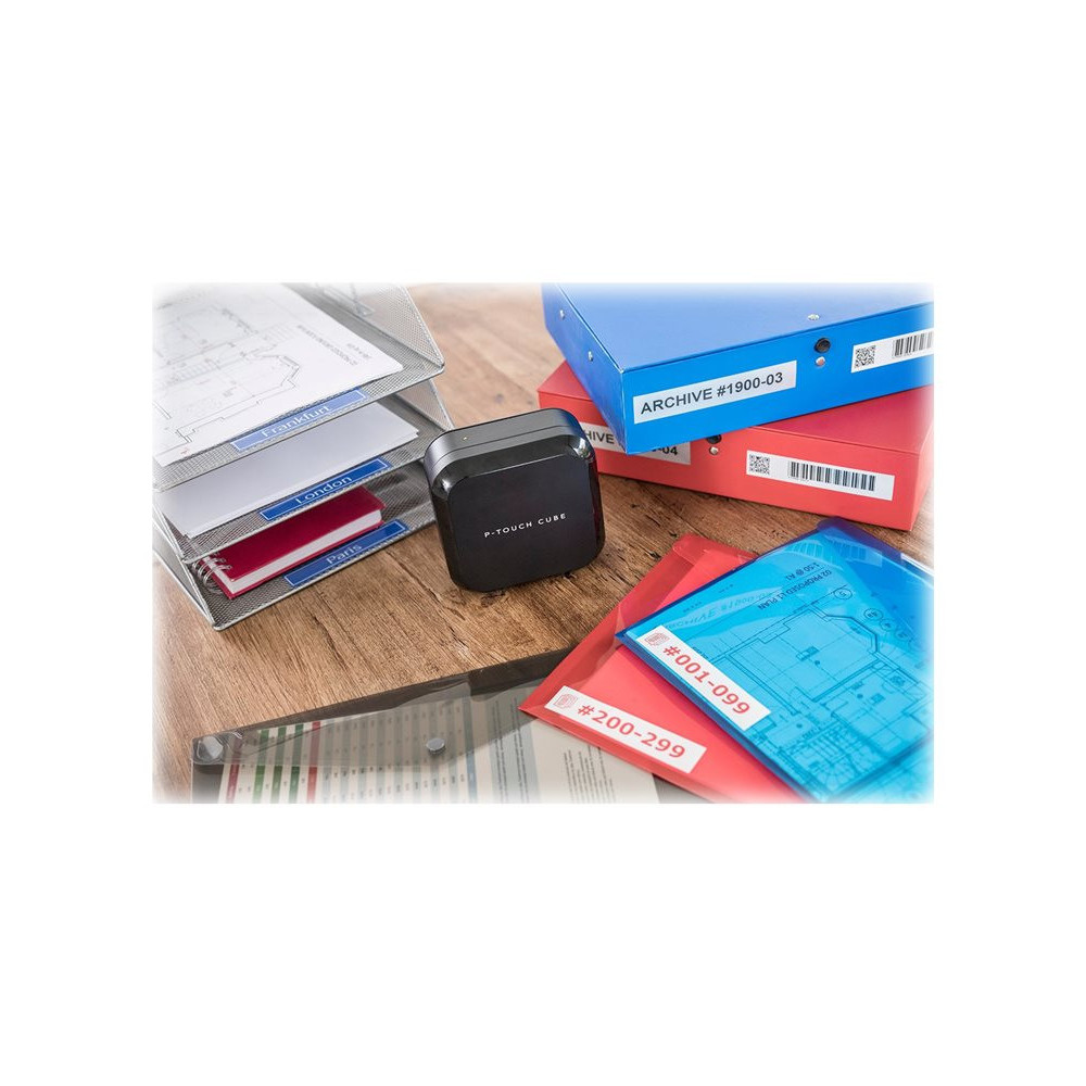 BROTHER P-Touch Cube Plus PT-P710BT Label printer Up to 24mm 180x360dpi 68 labels/min USB 2.0 Bluetooth Cutter