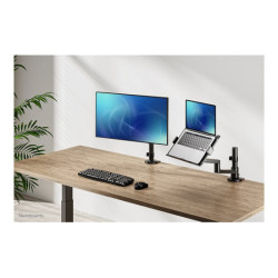 NEOMOUNTS DS20-425BL1 Support dordinateur portable à fixer 11.6-17.3p - économie despace redeal.fr