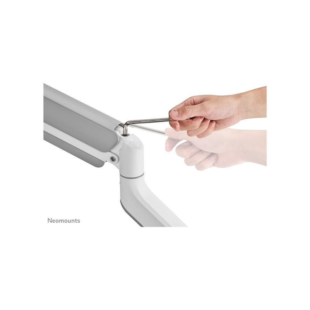 NEOMOUNTS DS70PLUS-450WH1 Support décran à fixer 17-49p - ressort à gaz - Topfix - arrêt 180 redeal.fr