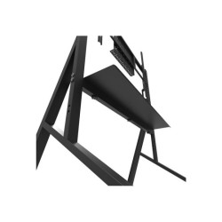 NEOMOUNTS FL50-525BL1 Support au sol mobile pour écran 55-86p - étagère multimédia incluse - installation rapide - TÜV