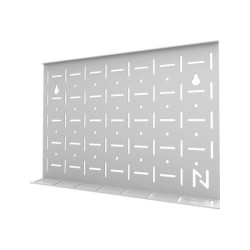 NEOMOUNTS FL50-525WH1 Support au sol mobile pour écran 55-86p - étagère multimédia incluse - installation rapide - TÜV