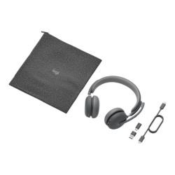 LOGITECH HEADSET - Zone Wireless 2 UC - GRAPHITE UC - 2.4GHZ/BT - EMEA-914 - A00174 A00172 NO STAND redeal.fr