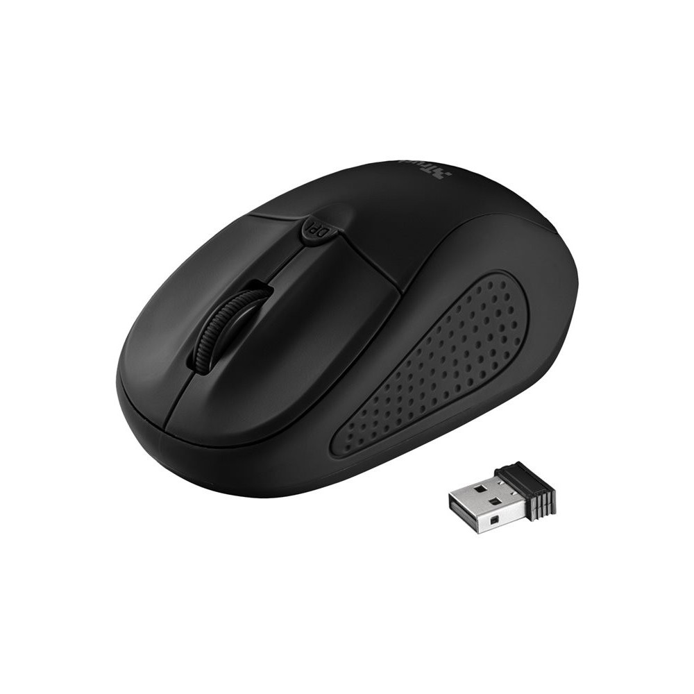 TRUST Souris sans fil compacte PRIMO - Noire mat redeal.fr