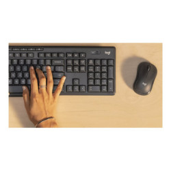 LOGITECH M240 for Business Mouse right and left-handed optical 3 buttons wireless Bluetooth Bolt USB receiver graphite