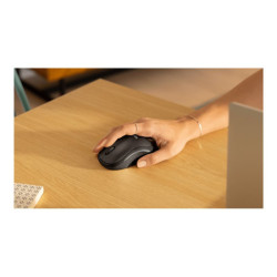 LOGITECH M240 for Business Mouse right and left-handed optical 3 buttons wireless Bluetooth Bolt USB receiver graphite