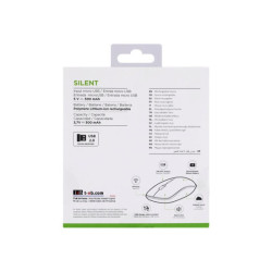 TNB RUBBY Series Wireless Rechargeable Mouse Compact And Modern Design Comfortable Grip Automatic Sleep System On/Off Button