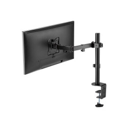 TNB ERGO Line Single Height Adjustable Monitor Stand Screen Pole With Simple Articulation And Height Adjustment