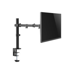 TNB ERGO Line Single Height Adjustable Monitor Stand Screen Pole With Simple Articulation And Height Adjustment