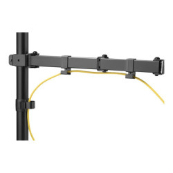 TNB ERGO Line Single Height Adjustable Monitor Stand Screen Pole With Simple Articulation And Height Adjustment
