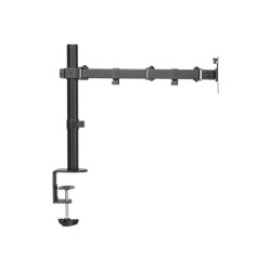 TNB ERGO Line Single Height Adjustable Monitor Stand Screen Pole With Simple Articulation And Height Adjustment