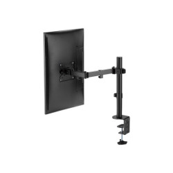 TNB ERGO Line Single Height Adjustable Monitor Stand Screen Pole With Simple Articulation And Height Adjustment