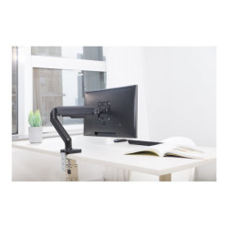 TNB ERGO Line Single Monitor Articulated Arm And Gas Spring Adjustment Material Steel For Screen Size redeal.fr