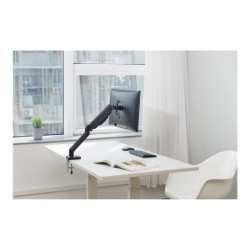 TNB ERGO Line Single Monitor Articulated Arm And Gas Spring Adjustment Material Steel For Screen Size redeal.fr