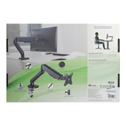 TNB ERGO Line Single Monitor Articulated Arm And Gas Spring Adjustment Material Steel For Screen Size redeal.fr
