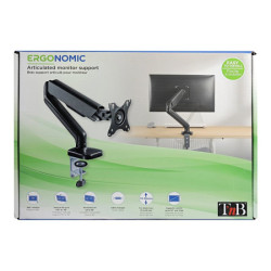 TNB ERGO Line Single Monitor Articulated Arm And Gas Spring Adjustment Material Steel For Screen Size redeal.fr