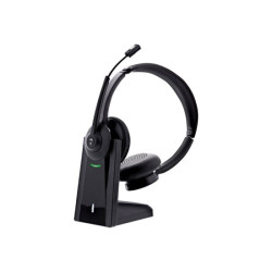 TNB Activ 1000X Professional Headset With Recharge Base Wireless Connection Bluetooth 5.0 And 24Ghz Stereo Earpads