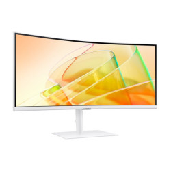 SAMSUNG S34C650T 34p 21:9 Curved 1000R 3440x1440 VA-LED 100Hz HDR10 DP/HDMI/TBT4 90Watt LAN White HAS Speaker VESA HDMI/DP/USB-C