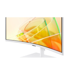 SAMSUNG S34C650T 34p 21:9 Curved 1000R 3440x1440 VA-LED 100Hz HDR10 DP/HDMI/TBT4 90Watt LAN White HAS Speaker VESA HDMI/DP/USB-C
