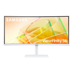 SAMSUNG S34C650T 34p 21:9 Curved 1000R 3440x1440 VA-LED 100Hz HDR10 DP/HDMI/TBT4 90Watt LAN White HAS Speaker VESA HDMI/DP/USB-C