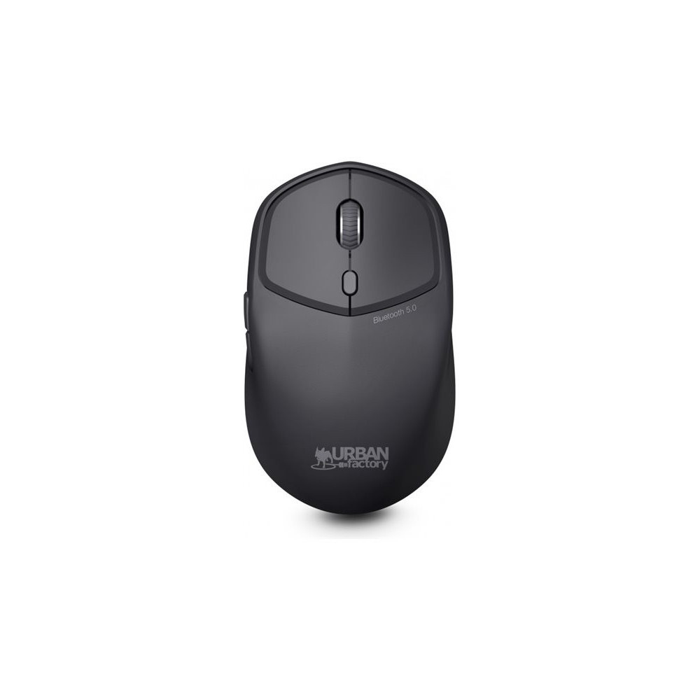 URBAN FACTORY Onlee Color Ambidextrous 1600dpi Bluetooth 5.0 Mouse - Black redeal.fr