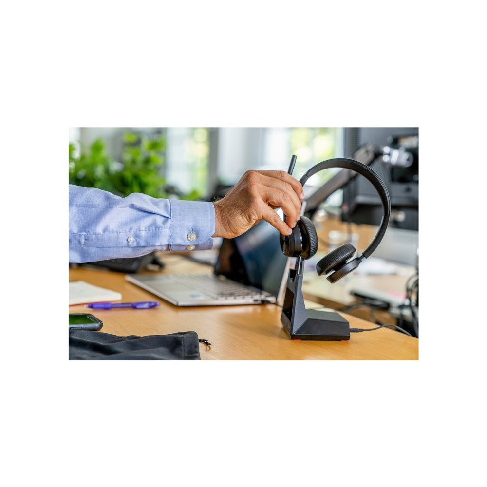 HP Poly Voyager 4320 UC Stereo USB-A Headset +BT700 USB-A Adapter +Charging Stand redeal.fr