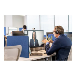 HP Poly Voyager 4320 UC Stereo USB-A Headset +BT700 USB-A Adapter +Charging Stand redeal.fr