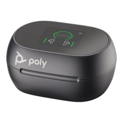 HP Poly Voyager Free 60+ UC M Carbon Black Earbuds +BT700 USB-C Adapter +Touchscreen Charge Case redeal.fr