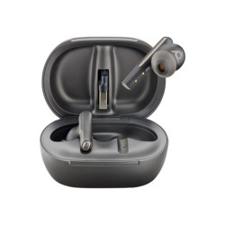 HP Poly Voyager Free 60+ UC M Carbon Black Earbuds +BT700 USB-C Adapter +Touchscreen Charge Case redeal.fr