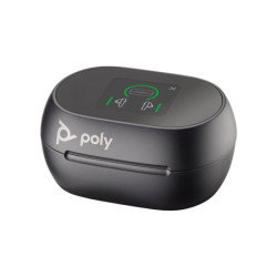 HP Poly Voyager Free 60+ UC M Carbon Black Earbuds +BT700 USB-C Adapter +Touchscreen Charge Case redeal.fr