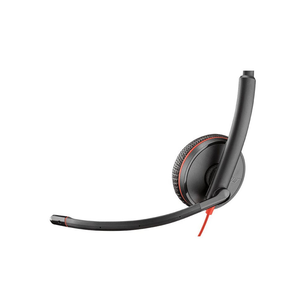 HP Poly Blackwire 3225 Stereo USB-C Headset +3.5mm Plug +USB-C/A Adapter redeal.fr