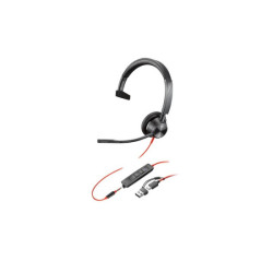 HP Poly Blackwire 3315 Monaural Microsoft Teams Certified USB-C Headset +3.5mm Plug +USB-C/A Adapter redeal.fr