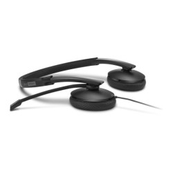 LENOVO - Combiné VoIP - sur-oreille - filaire - USB-C - noir - ThinkRed redeal.fr