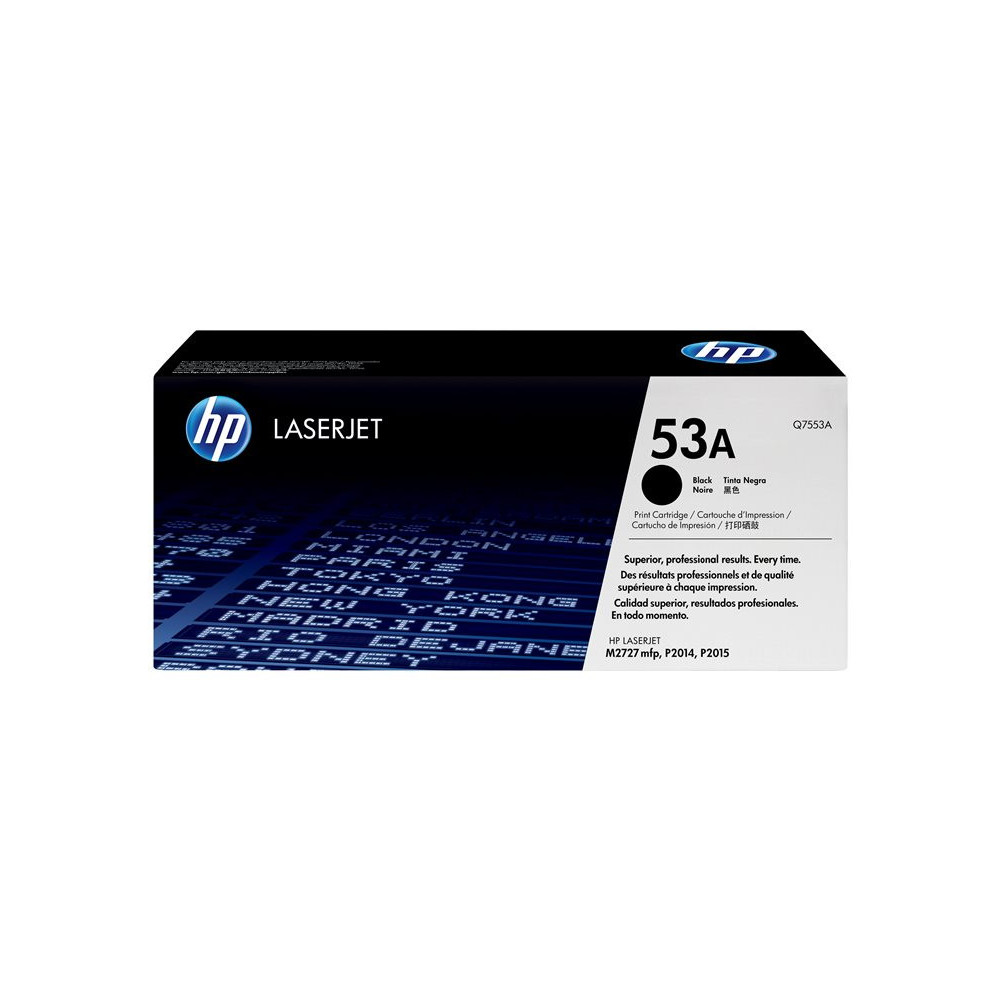 HP 53A original LaserJet Toner cartridge Q7553A black standard capacity 3.000 pages 1-pack