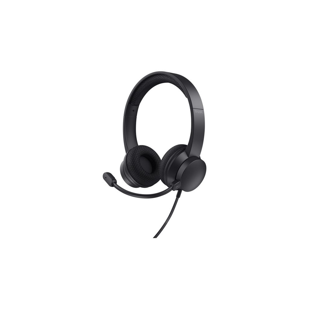 TRUST HS-260 USB - USB C Noise Cancelation On Ear PC Headset ECO redeal.fr